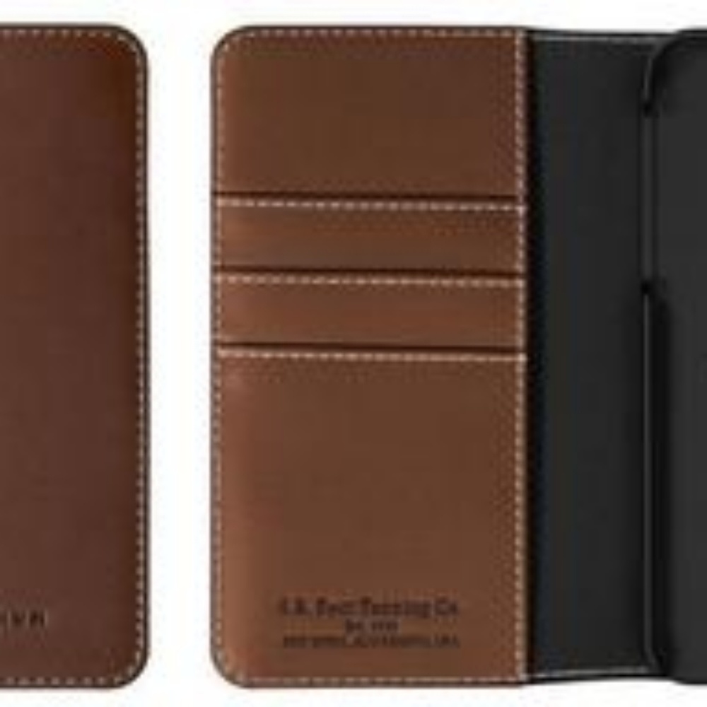Platinum genuine american leather folio case